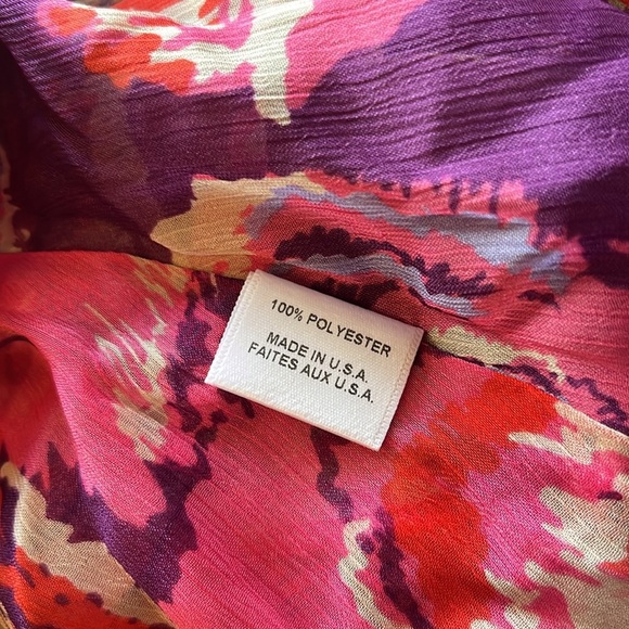 MISA Los Angees Calista Dress in Lilac Coming Up Roses Size Large - Picture 11 of 11